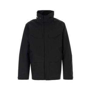 Veilance Men Black Nylon Field Windbreaker